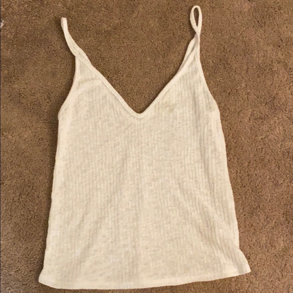 White tank top
